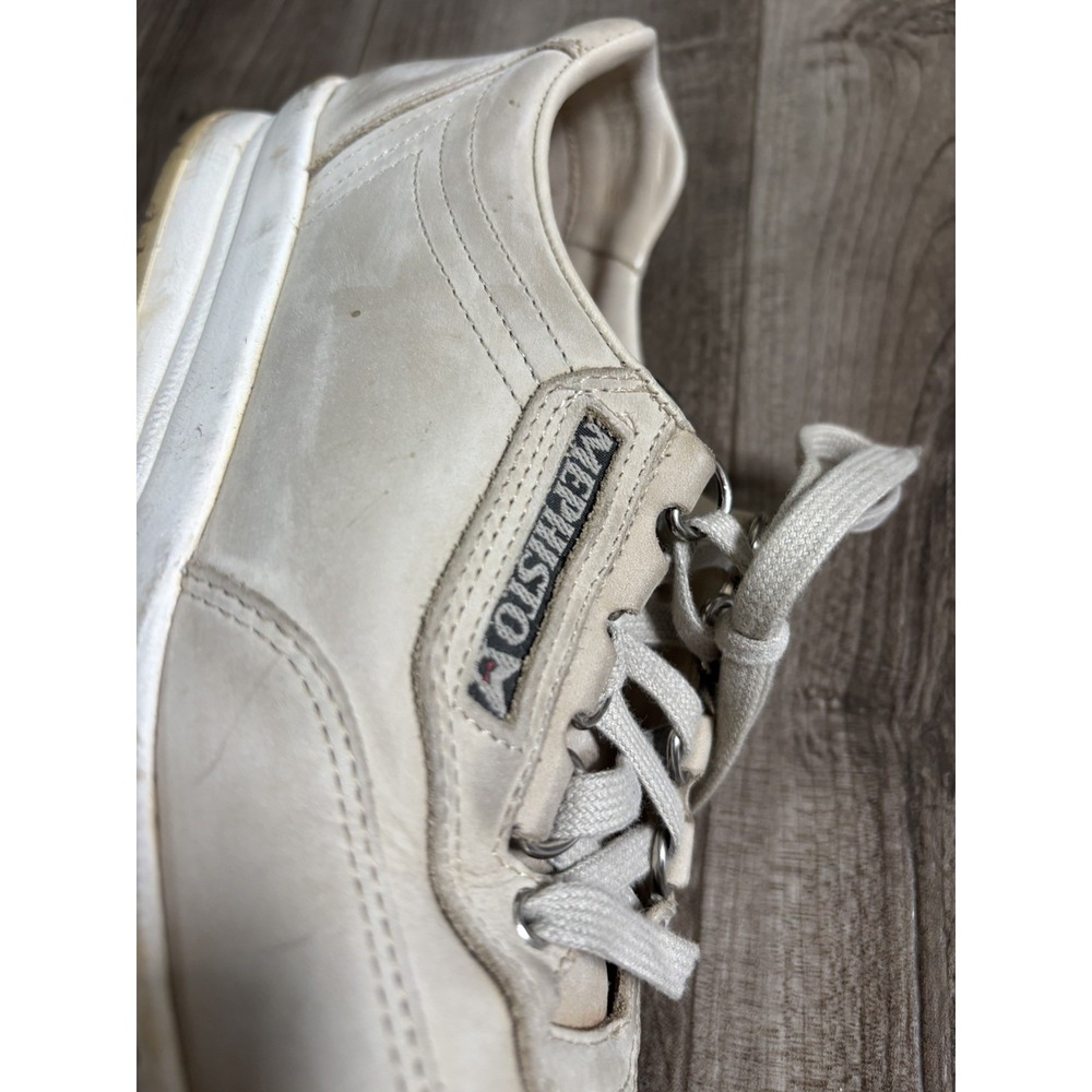 Mephisto Rush Nubuck leather sneakers shoes 39 US 8.5 EUR 6 Beige France - Picture 7 of 11